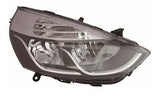Renault Clio 5 Door Hatchback 2013-2016 Headlamp Halogen Type - With Chrome Trim Driver Side R