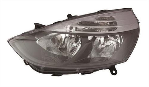 Renault Clio 5 Door Hatchback 2013-2016 Headlamp Halogen Type With No Chrome Trim Passenger Side L