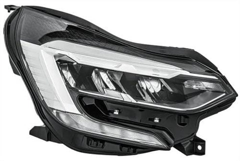 Renault Captur Hatchback 2020-2024 Headlamp LED Type With LED Daytime Running Lamps Without Renault Lettering Black Driver Side R