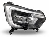 Renault Master Van 2019-2024 Headlamp Halogen Type With LED Daytime Running Lamp Driver Side R