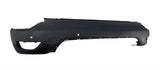 Renault Captur Hatchback 2017-2020- Rear Bumper With Sensor Holes - No Park Assist - Textured 
