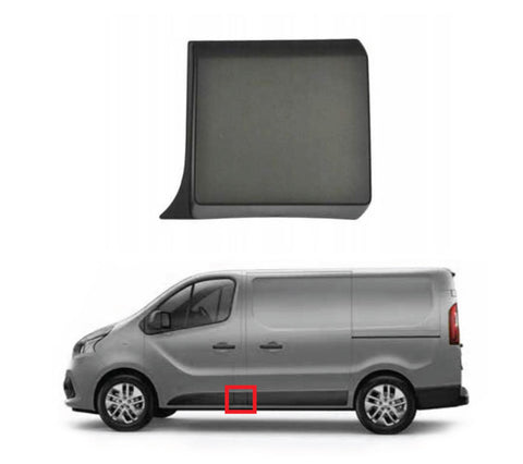 Renault Trafic Van 2019-2022- Side Panel Trim Piece Behind Front Door Passenger Side L - Textured