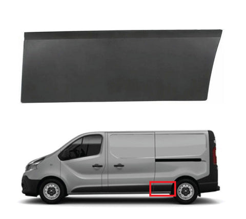 Nissan NV300 Van 2016-2021 Side Panel Trim Rear Section - Textured (Long Wheel Base Models) Passenger Side L