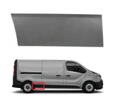 Renault Trafic Van 2014-2019 Side Panel Trim Rear Section - Textured Primed (Long Wheel Base Models) Driver Side R