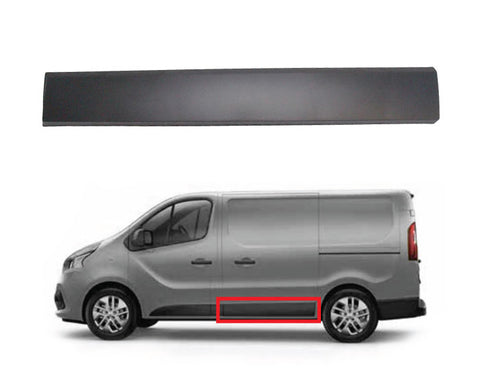 Fiat Talento Van 2016-2021 Side Panel Trim Sliding Door Section Passenger Side L - Textured