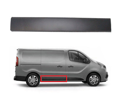 Fiat Talento Van 2016-2021 Side Panel Trim Sliding Door Section Driver Side R - Textured