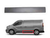 Renault Trafic Van 2014-2019 Side Panel Trim Sliding Door Section Passenger Side L - Textured Primed