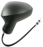 Seat Ibiza Estate 2010-2012 Door Mirror Electric Heated Manual Fold With Primed Cover Passenger Side L