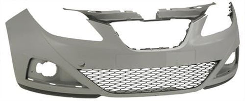 Seat Ibiza 3 Door Hatchback 2008-2012 Front Bumper No Wash Jet Holes - Primed (Not FR Models)