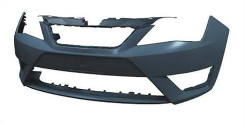 Seat Ibiza 3 Door Hatchback 2012-2015 Front Bumper No Wash Jet or Sensor Holes - Primed (FR Models)