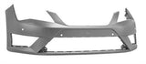 Seat Leon Estate 2014-2017 Front Bumper No Wash Jet Holes - With Sensor Holes - Primed (FR Models)