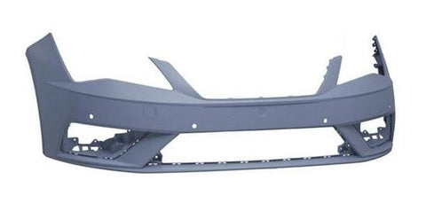 Seat Leon Estate 2017-2020 Front Bumper With Wash Jet Template No Sensor Holes With Sensor Template Primed