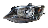 Seat Ibiza 3 Door Hatchback 2012-2015 Headlamp Halogen Single Reflector Type Passenger Side L
