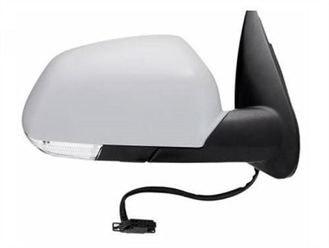 Skoda Octavia Estate 2004-2009 Door Mirror Electric Heated Manual Fold Type With Primed Cover Driver Side R