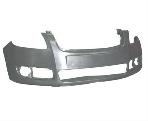 Skoda Fabia Hatchback 2007-2010 Front Bumper No Wash Jet Holes - No Integrated Fog Lamp - Needs Priming (Not VRS Models)