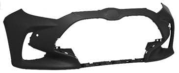 Toyota Yaris 5 Door Hatchback 2020- Front Bumper With Sensor Holes Black