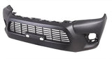 Toyota Hilux Pickup 2016-2020 Front Bumper Active 2 Wheel Drive Models - Dark Grey