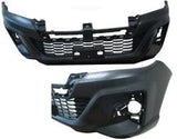 Toyota Hilux Pickup 2016-2020 Front Bumper No Bumper Undertray Holes Not Primed