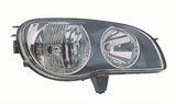 Toyota Corolla 5 Door Hatchback 2000-2002 Headlamp Rectangular Connector Type Valeo Design Driver Side R