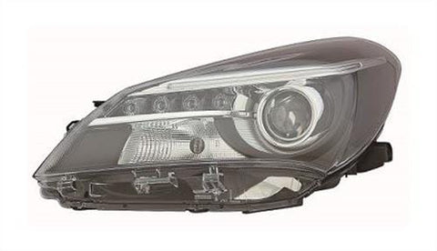 Toyota Yaris 5 Door Hatchback 2014-2017 Headlamp With Projector Lamp With LED Daytime Running Lamp Passenger Side L