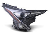 Toyota Prius Hatchback 2016-2019 Headlamp LED Type With LED Daytime Running Lamp Black Inner Driver Side R