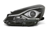 Toyota Yaris 5 Door Hatchback 2017-2020 Headlamp With Projector Lamp With LED Daytime Running Lamp Passenger Side L