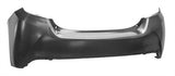 Toyota Yaris 3 Door Hatchback 2014-2017 Rear Bumper No Sensor Holes - Not Primed 