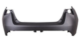 Toyota Prius Hatchback 2019-2023- Rear Bumper No Sensor Holes Primed
