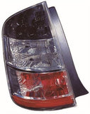 Toyota Prius Hatchback 2004-2009 Rear Lamp Black & Clear & Red Passenger Side L