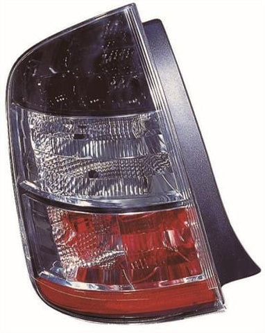 Toyota Prius Hatchback 2004-2009 Rear Lamp Black & Clear & Red Passenger Side L