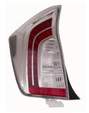 Toyota Prius Hatchback 2012-2016 Rear Lamp (Not Plug-In Models) Passenger Side L