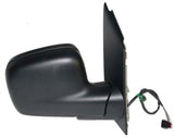 Volkswagen Caddy Van 2010-2015 Door Mirror Electric Heated Type With Black Cover Driver Side R