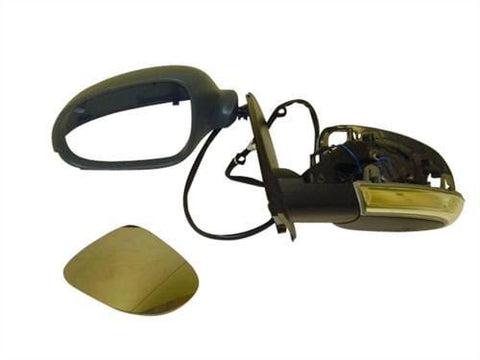 Volkswagen Golf 5 Door Hatchback 2004-2009 Door Mirror Electric Heated Manual Fold Type With Primed Cover Passenger Side L