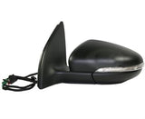 Volkswagen Golf 5 Door Hatchback 2009-2013 Door Mirror Electric Heated Manual Fold Type With Primed Cover Passenger Side L