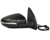 Volkswagen Golf 5 Door Hatchback 2009-2013 Door Mirror Electric Heated Manual Fold Type With Primed Cover Driver Side R