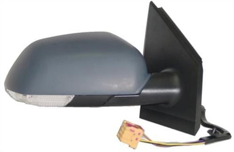 Volkswagen Polo 5 Door Hatchback 2005-2009 Door Mirror Electric Heated Type With Primed Cover Driver Side R