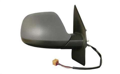 Volkswagen Transporter Van 2010-2015 Door Mirror Electric Heated Manual Fold Type With Primed Cover (No Aerial Hole) Driver Side R