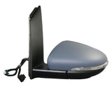 Volkswagen Touran MPV 2010-2015 Door Mirror No Foot Lamp Electric Heated Manual Fold Passenger Side L