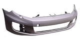 Volkswagen Golf 5 Door Hatchback 2009-2013 Front Bumper With Wash Jet Holes - No Sensor Holes - Primed (GTi/GTD Models)