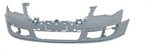 Volkswagen Passat Saloon 2005-2011 Front Bumper With Sensor Holes - No Wash Jet Holes - Primed