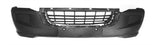 Volkswagen Crafter Van 2006-2011 Front Bumper No Lamp Holes - No Sensor Holes - Textured Dark Grey (Insurance Approved)