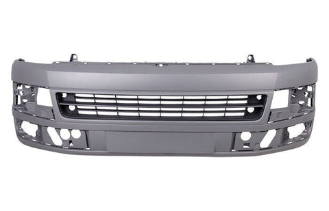 Volkswagen Transporter Van 2010-2015 Front Bumper Templates To Drill Wash Jet Holes And 2 Sensor Holes - Smooth Primed