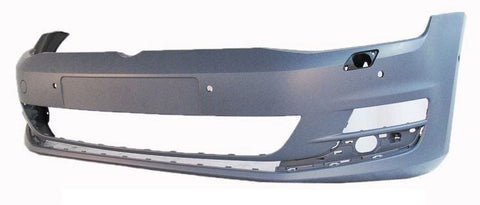 Volkswagen Golf 3 Door Hatchback 2013-2017 Front Bumper With Wash Jet Holes With Sensor Holes Primed