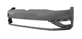 Volkswagen Golf 3 Door Hatchback 2017-2020- Front Bumper No Wash Jet or Sensor Holes - Primed (Standard Models)