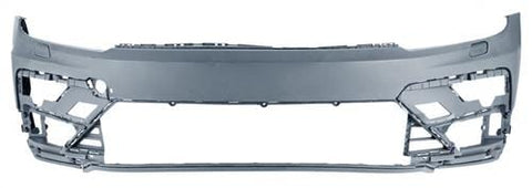Volkswagen Tiguan Estate 2016-2020 Front Bumper With Wash Jet Holes Templates To Drill Sensor Holes (R-Line Models) - Primed