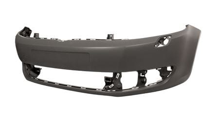 Volkswagen Golf Plus Hatchback 2009-2014 Front Bumper With Wash Jet Holes No Sensor Holes With Sensor Template Primed