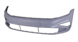 Volkswagen Golf SV Hatchback 2018-2021 Front Bumper No Wash Jet Holes Templates To Drill Sensor Holes - Primed