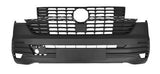 Volkswagen Transporter Van 2019-2024 T6.1 Front Bumper No Sensor Holes (With Template To Drill Sensors) Textured