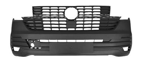 Volkswagen Transporter T6.1 Van 2020-2025 Front Bumper No Sensor Holes (With Template To Drill Sensors) Textured