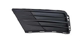 Volkswagen Caddy Van 2015-2021 Front Bumper Grille No Lamp Hole Outer Section Textured Passenger Side L